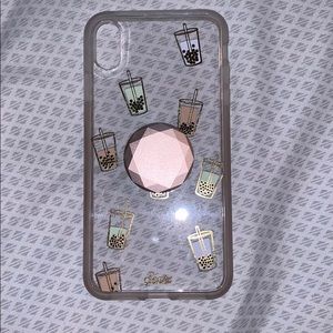Sonix boboa tea iPhone XS Max Case with pop socket